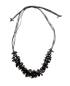 Preview: Tagua Kette Rakikorto schwarz, Fair Trade Kolumbien
