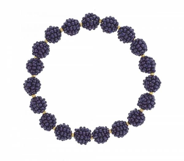 Armband Boho aus Glasperlen, FairTrade Nepal - Aid Through Trade