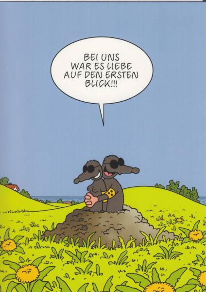 Bei uns war es Liebe ...ersten Blick - Postkarte
