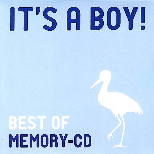 IT'S A BOY - Karte + CD-R für Geburtsanzeige, Photos, Erinnerungen