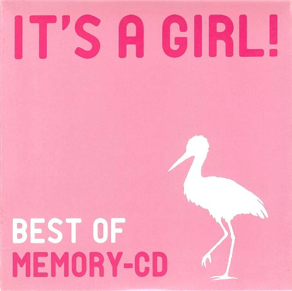 IT'S A GIRL - Karte + CD-R für Geburtsanzeige, Photos, Erinnerungen