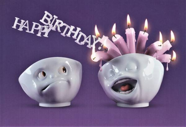 Happy Birthday - Postkarte