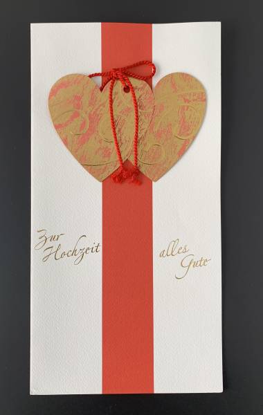 Zur Hochzeit alles Gute - Glückwünschkarte  XL