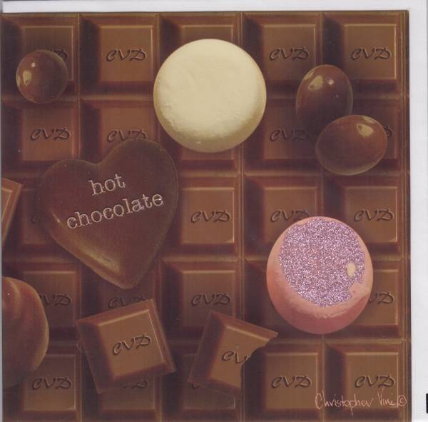 hot chocolate Glückwunschkarte - Christopher Vine Design