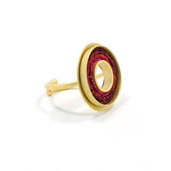 Fingerring India vergoldet  - made in Germany