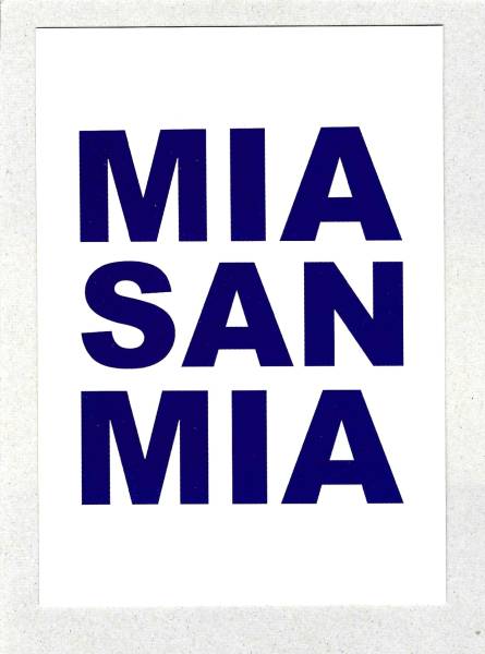MIA SAN MIA - Postkarte