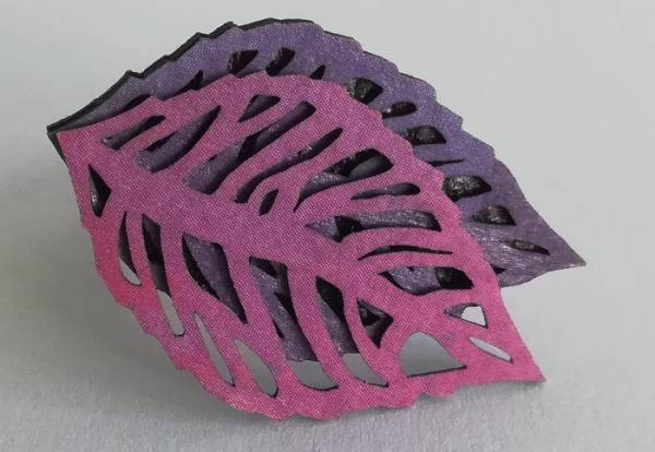 Ring mit Blätter , Origami-Hand-gefaltet, verstellbar