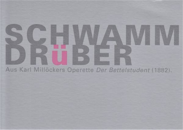 Schwamm drüber - Postkarte
