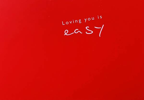Loving you is easy - Postkarte